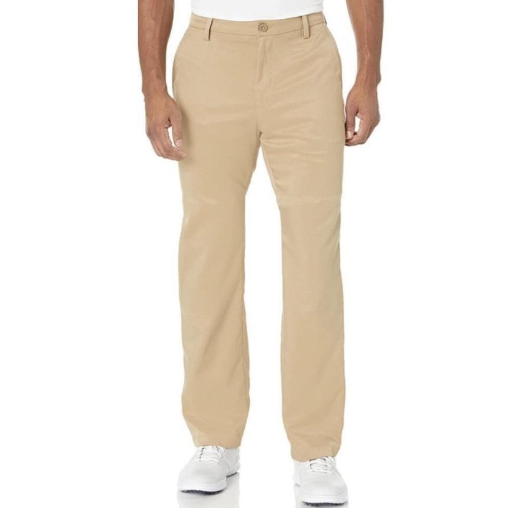 NEW Mens 34X30 Casual or Dress Khaki Classic Fit Stretch Golf Pants